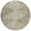 Piper Looms Chantille Geometric ACN2026 Aloe Machine Washable Area Rug Round Main Image