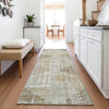 Piper Looms Chantille Geometric ACN2026 Aloe Machine Washable Area Rug Runner Lifestyle Image Feature