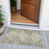Piper Looms Chantille Geometric ACN2026 Aloe Machine Washable Area Rug Scatter Outdoor Lifestyle Image Feature
