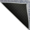 Piper Looms Chantille Geometric ACN2026 Blue Machine Washable Area Rug Backing Image