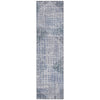 Piper Looms Chantille Geometric ACN2026 Blue Machine Washable Area Rug Runner Main Image