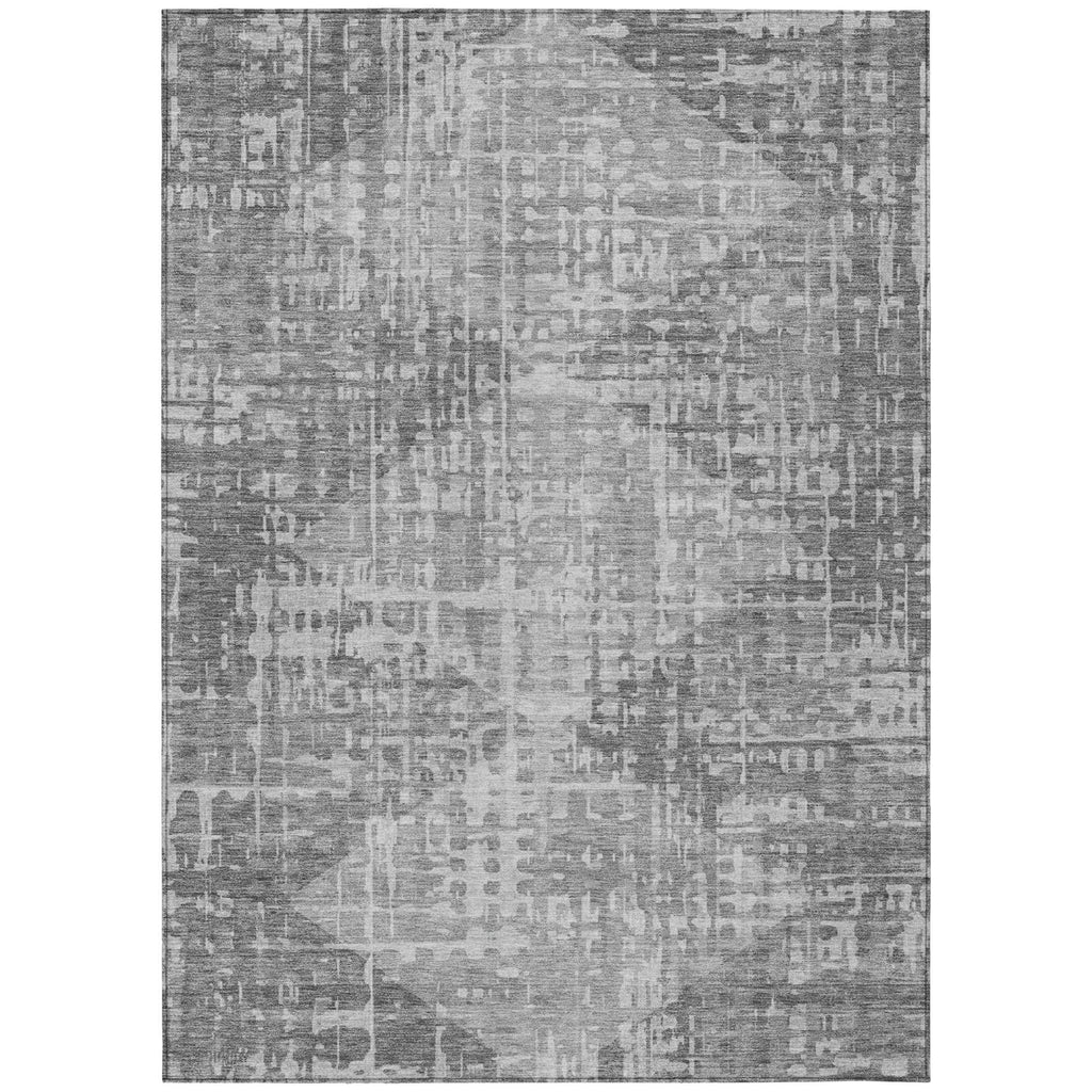 Piper Looms Chantille Geometric ACN2026 Gray Machine Washable Area Rug main image