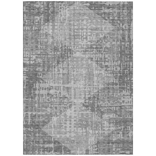 Piper Looms Chantille Geometric ACN2026 Gray Machine Washable Area Rug main image