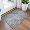 Piper Looms Chantille Geometric ACN2026 Gray Machine Washable Area Rug Scatter Lifestyle Image Feature