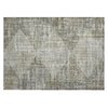 Piper Looms Chantille Geometric ACN2026 Pewter Machine Washable Area Rug Scatter Main Image