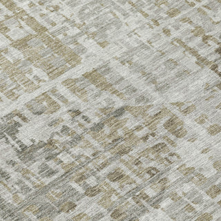 Piper Looms Chantille Geometric ACN2026 Pewter Machine Washable Area Rug Swatch Image
