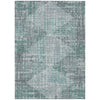 Piper Looms Chantille Geometric ACN2026 Teal Machine Washable Area Rug main image