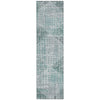 Piper Looms Chantille Geometric ACN2026 Teal Machine Washable Area Rug Runner Main Image