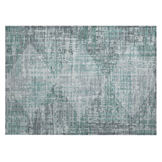 Piper Looms Chantille Geometric ACN2026 Teal Machine Washable Area Rug Scatter Main Image