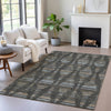 Piper Looms Chantille Stripes ACN2027 Coffee Machine Washable Area Rug Lifestyle Image Feature