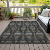 Piper Looms Chantille Stripes ACN2027 Coffee Machine Washable Area Rug Outdoor Lifestyle Image Feature