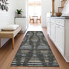 Piper Looms Chantille Stripes ACN2027 Coffee Machine Washable Area Rug Runner Lifestyle Image Feature