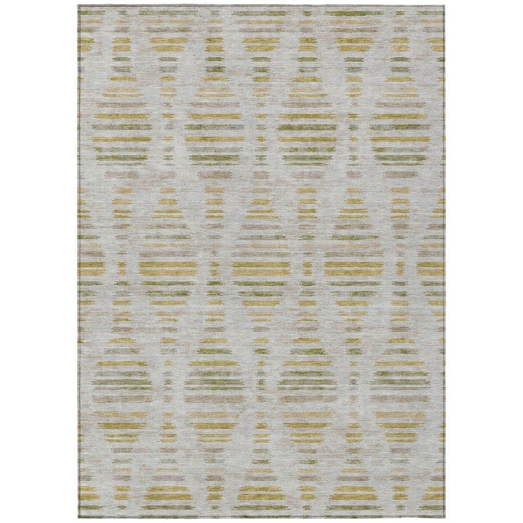 Piper Looms Chantille Stripes ACN2027 Ivory Machine Washable Area Rug main image