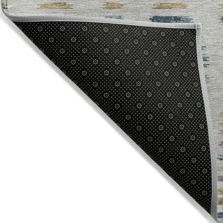 Piper Looms Chantille Stripes ACN2027 Linen Machine Washable Area Rug Backing Image