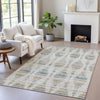 Piper Looms Chantille Stripes ACN2027 Linen Machine Washable Area Rug Lifestyle Image Feature