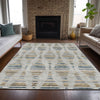 Piper Looms Chantille Stripes ACN2027 Linen Machine Washable Area Rug Lifestyle Image Feature