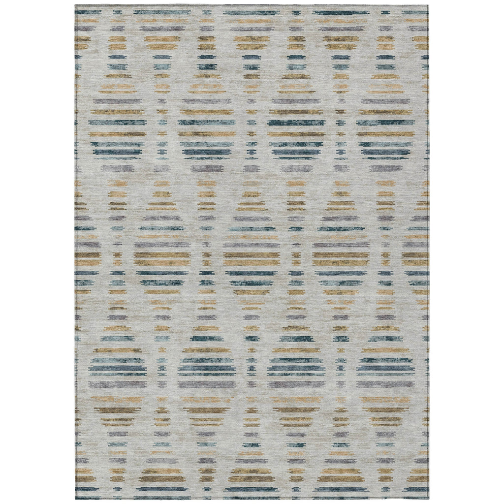 Piper Looms Chantille Stripes ACN2027 Linen Machine Washable Area Rug main image
