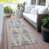 Piper Looms Chantille Stripes ACN2027 Linen Machine Washable Area Rug Runner Outdoor Lifestyle Image Feature