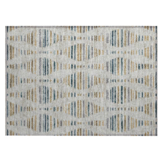 Piper Looms Chantille Stripes ACN2027 Linen Machine Washable Area Rug Scatter Main Image