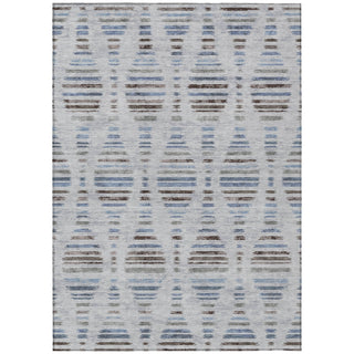 Piper Looms Chantille Stripes ACN2027 Putty Machine Washable Area Rug main image