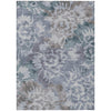 Piper Looms Chantille Floral ACN2028 Blue Machine Washable Area Rug main image