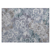 Piper Looms Chantille Floral ACN2028 Blue Machine Washable Area Rug Scatter Main Image