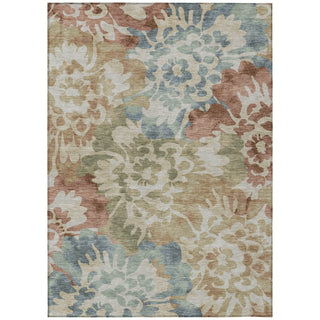 Piper Looms Chantille Floral ACN2028 Paprika Machine Washable Area Rug main image