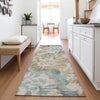 Piper Looms Chantille Floral ACN2028 Paprika Machine Washable Area Rug Runner Lifestyle Image Feature