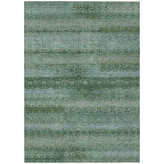 Piper Looms Chantille Stripes ACN2029 Aloe Machine Washable Area Rug main image