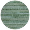 Piper Looms Chantille Stripes ACN2029 Aloe Machine Washable Area Rug Round Main Image