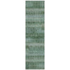Piper Looms Chantille Stripes ACN2029 Aloe Machine Washable Area Rug Runner Main Image
