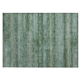 Piper Looms Chantille Stripes ACN2029 Aloe Machine Washable Area Rug Scatter Main Image