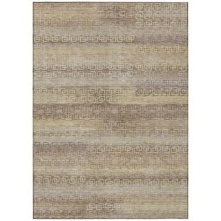 Piper Looms Chantille Stripes ACN2029 Beige Machine Washable Area Rug main image