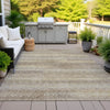 Piper Looms Chantille Stripes ACN2029 Beige Machine Washable Area Rug Outdoor Lifestyle Image Feature