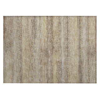 Piper Looms Chantille Stripes ACN2029 Beige Machine Washable Area Rug Scatter Main Image