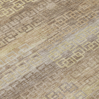 Piper Looms Chantille Stripes ACN2029 Beige Machine Washable Area Rug Swatch Image