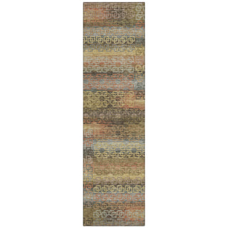 Piper Looms Chantille Stripes ACN2029 Brown Machine Washable Area Rug Runner Main Image