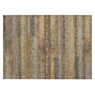 Piper Looms Chantille Stripes ACN2029 Brown Machine Washable Area Rug Scatter Main Image