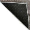 Piper Looms Chantille Stripes ACN2029 Chocolate Machine Washable Area Rug Backing Image