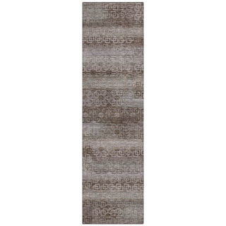 Piper Looms Chantille Stripes ACN2029 Chocolate Machine Washable Area Rug Runner Main Image