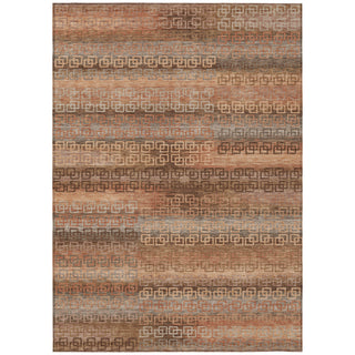 Piper Looms Chantille Stripes ACN2029 Copper Machine Washable Area Rug main image