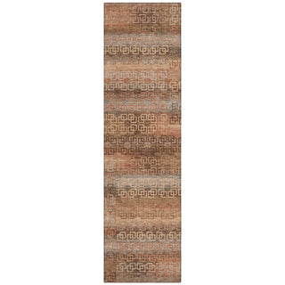 Piper Looms Chantille Stripes ACN2029 Copper Machine Washable Area Rug Runner Main Image