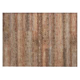 Piper Looms Chantille Stripes ACN2029 Copper Machine Washable Area Rug Scatter Main Image