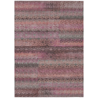Piper Looms Chantille Stripes ACN2029 Pink Machine Washable Area Rug main image
