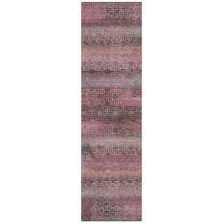 Piper Looms Chantille Stripes ACN2029 Pink Machine Washable Area Rug Runner Main Image