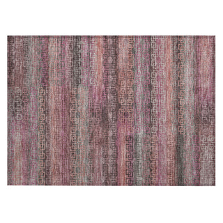 Piper Looms Chantille Stripes ACN2029 Pink Machine Washable Area Rug Scatter Main Image