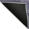 Piper Looms Chantille Stripes ACN2029 Plum Machine Washable Area Rug Backing Image
