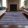 Piper Looms Chantille Stripes ACN2029 Plum Machine Washable Area Rug Lifestyle Image Feature