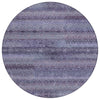 Piper Looms Chantille Stripes ACN2029 Plum Machine Washable Area Rug Round Main Image