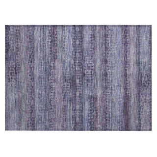 Piper Looms Chantille Stripes ACN2029 Plum Machine Washable Area Rug Scatter Main Image